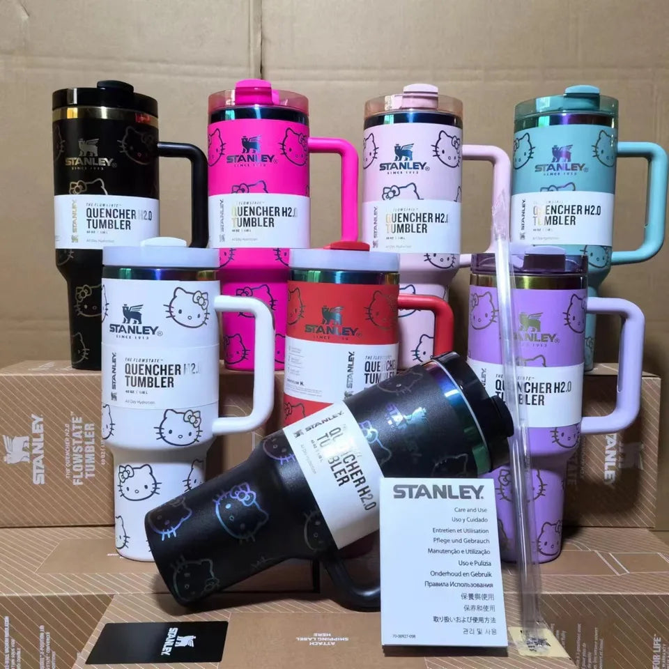 Stanley Quencher H2.0 40oz Tumbler with Handle & Straw, Flowstate Lid, Travel Cup
