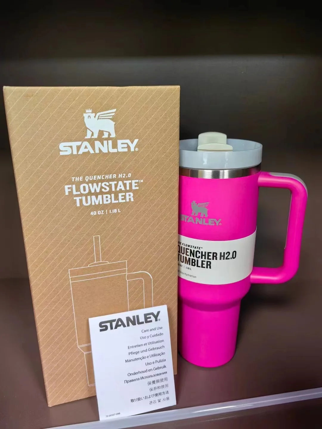 Stanley Quencher H2.0 40oz Tumbler with Handle & Straw, Flowstate Lid, Travel Cup