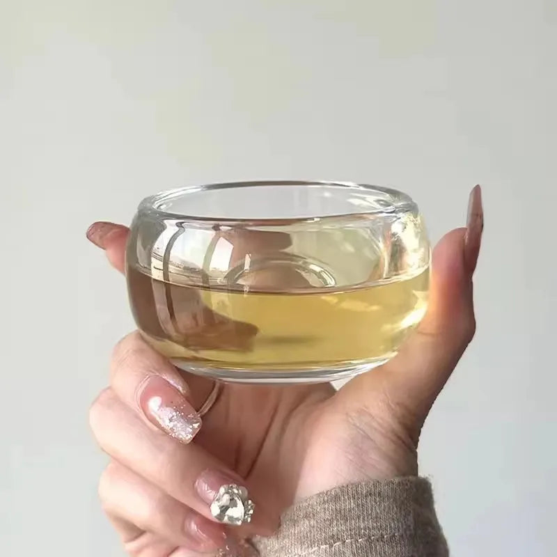 Crystal Glass Thickened Health Tea Cup 100ml