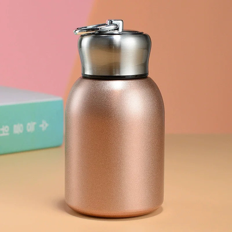 300ml Stainless Steel Mini Thermos, Portable Insulated Travel Mug