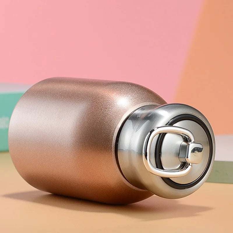 300ml Stainless Steel Mini Thermos, Portable Insulated Travel Mug