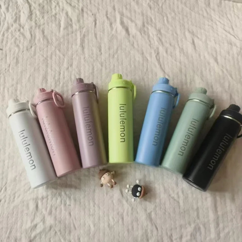Stainless Steel Double-Wall LULU Vacuum Insulated Cup for Yoga or Travel
