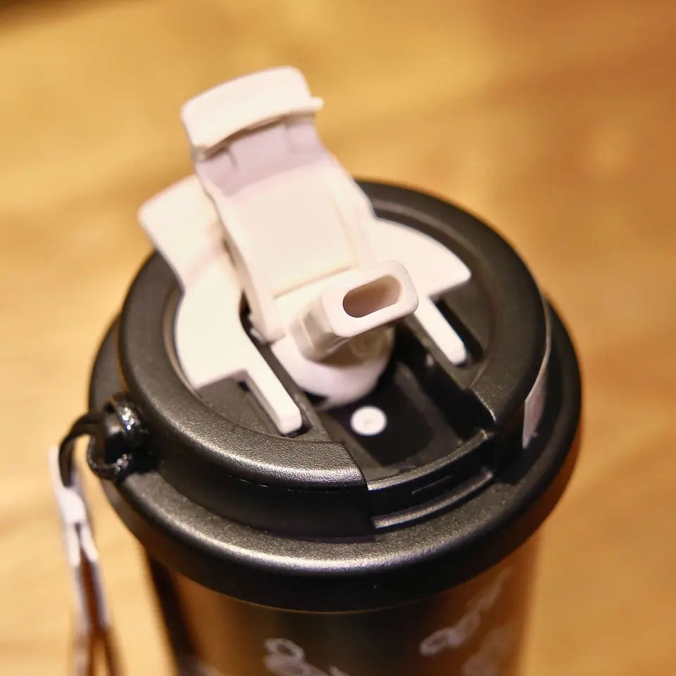 550ml Double-Wall Stainless Steel Vacuum Thermos Cup, Insulated Coffee Mug