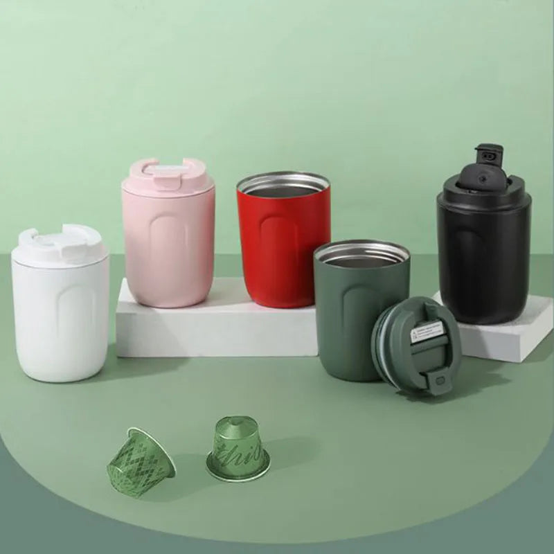 220ml Mini Thermo Coffee Cup, 316 Steel Leakproof Travel Mug