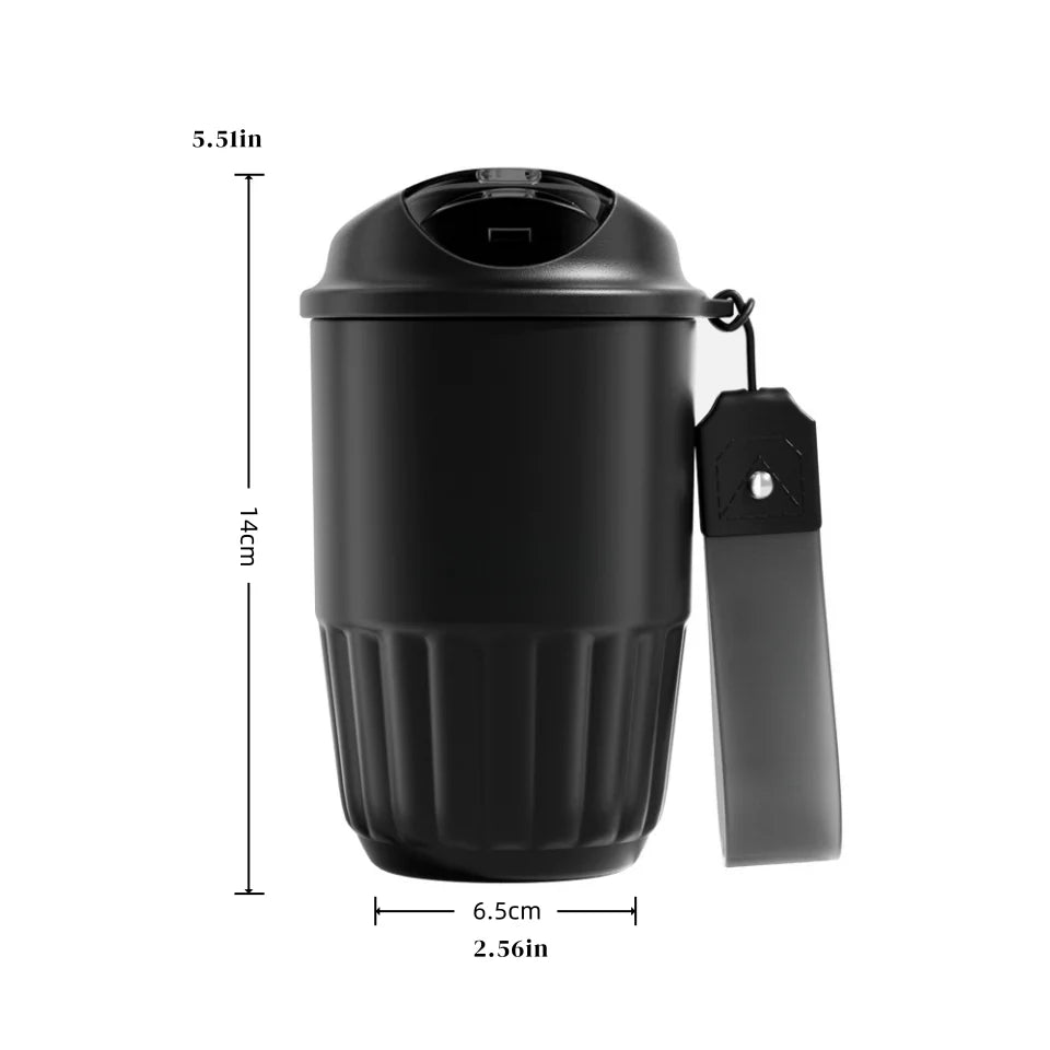 410ml Ceramic Liner Stainless Steel Vacuum Insulated Thermos Coffee Cup