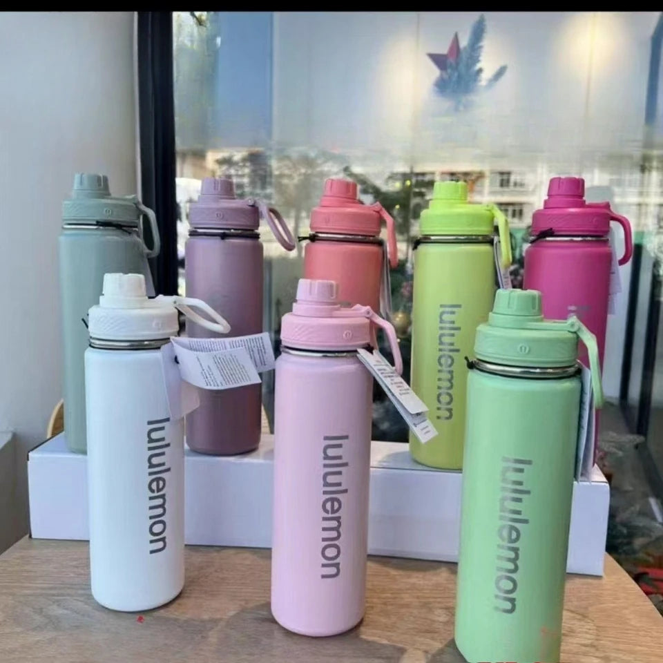 Stainless Steel Double-Wall LULU Vacuum Insulated Cup for Yoga or Travel