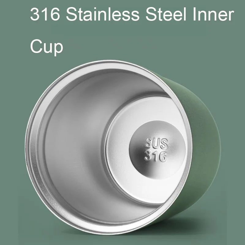 220ml Mini Thermo Coffee Cup, 316 Steel Leakproof Travel Mug