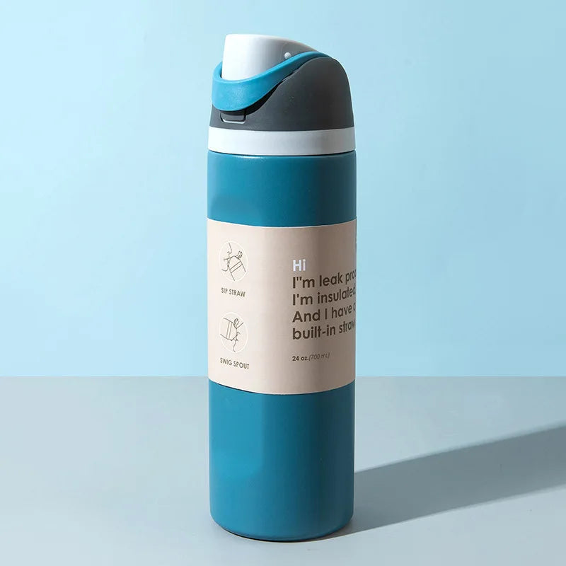 Stainless Steel Fruit Car Cup, Portable Travel Water Bottle