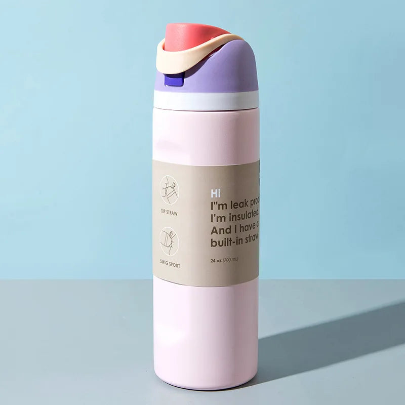 Stainless Steel Fruit Car Cup, Portable Travel Water Bottle