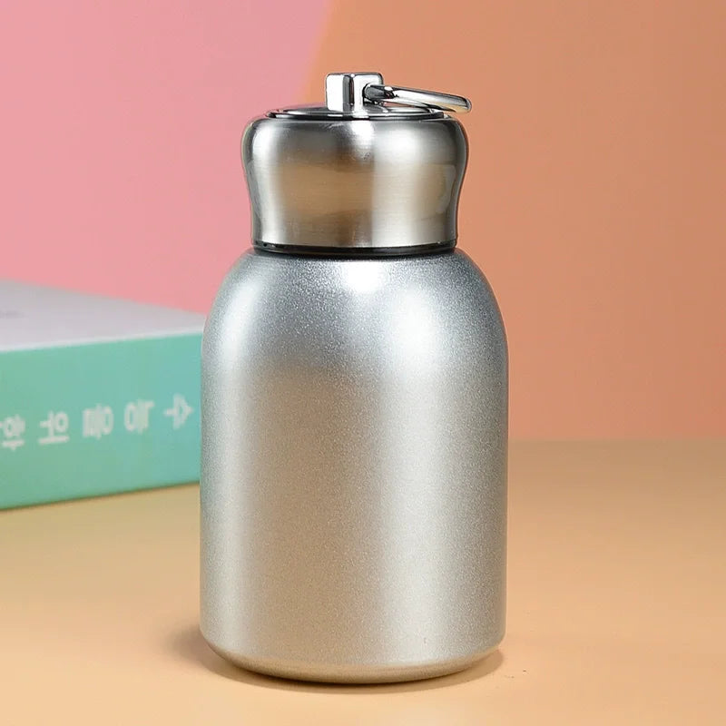 300ml Stainless Steel Mini Thermos, Portable Insulated Travel Mug