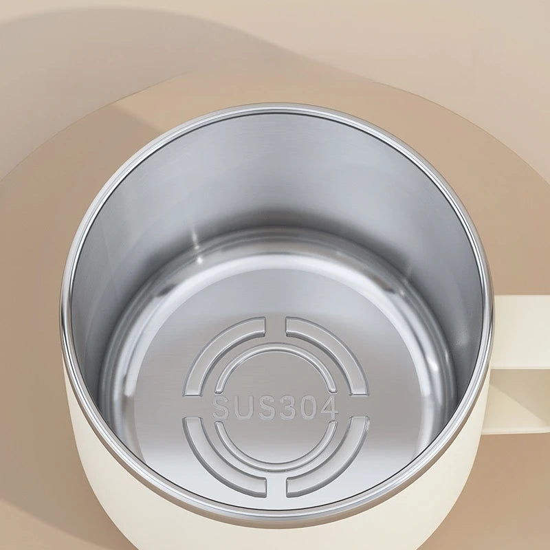 400ml Stainless Steel Water Bottle with Lid and Handle, Double-Layer Design