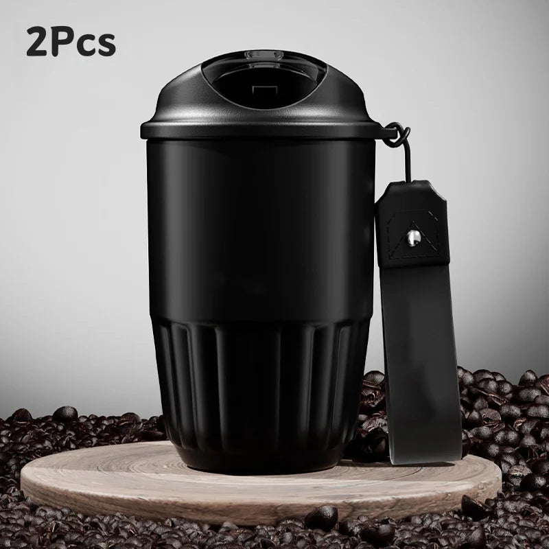 410ml Ceramic Liner Stainless Steel Vacuum Insulated Thermos Coffee Cup
