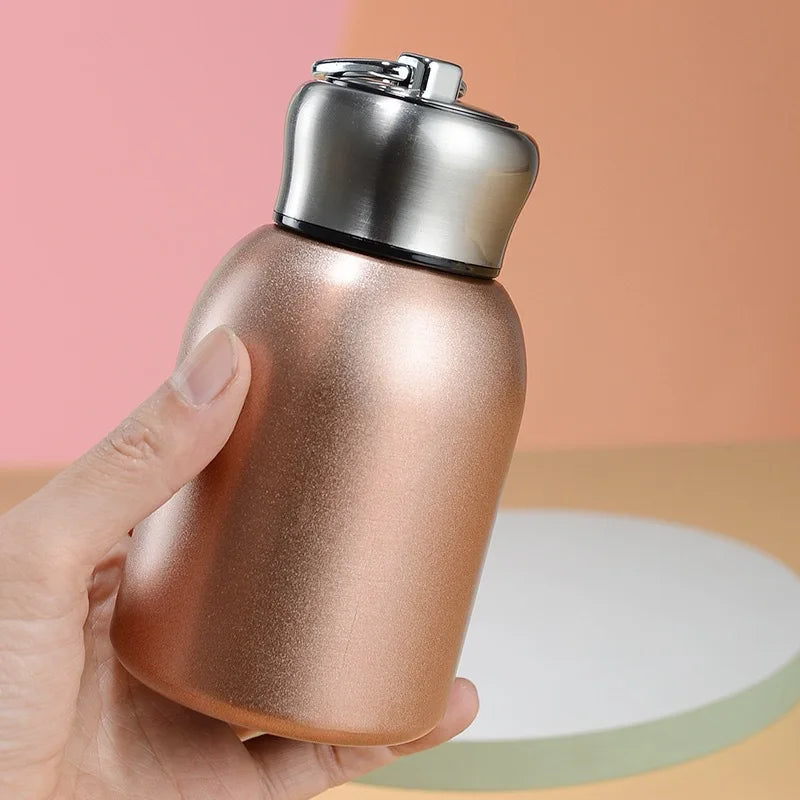 300ml Stainless Steel Mini Thermos, Portable Insulated Travel Mug