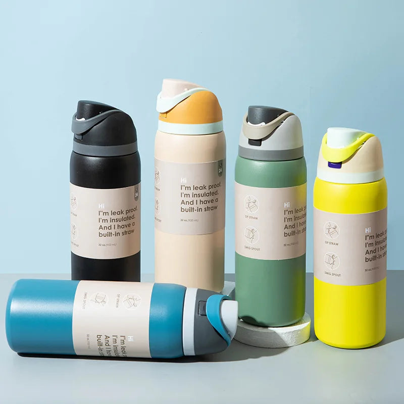 Stainless Steel Fruit Car Cup, Portable Travel Water Bottle