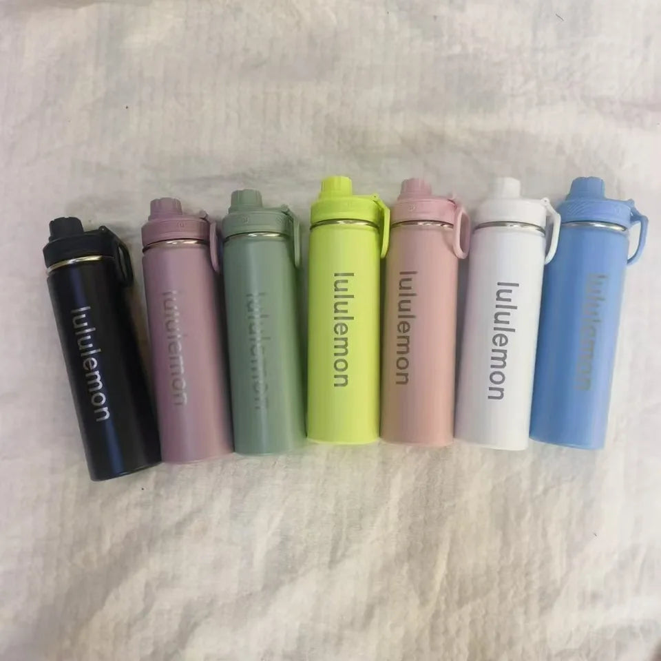 Stainless Steel Double-Wall LULU Vacuum Insulated Cup for Yoga or Travel